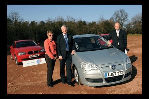 Sarah Simmonds (Leasedrive VELO Vehicle Management), Neil Ashton and Peter Neal (Davis Langdon)